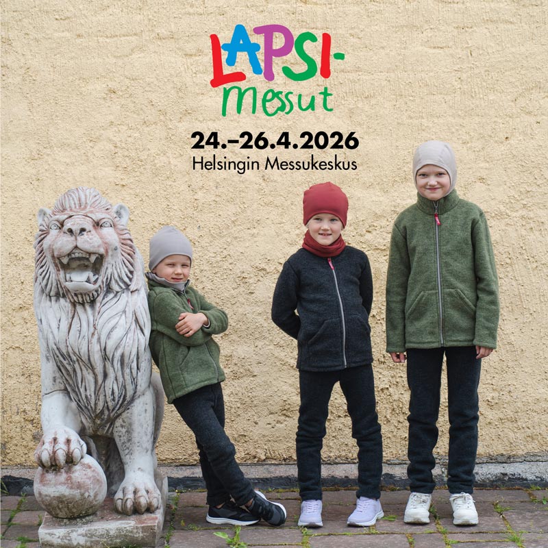 Olemme mukana Lapsimessuilla 24.–26.4.2026