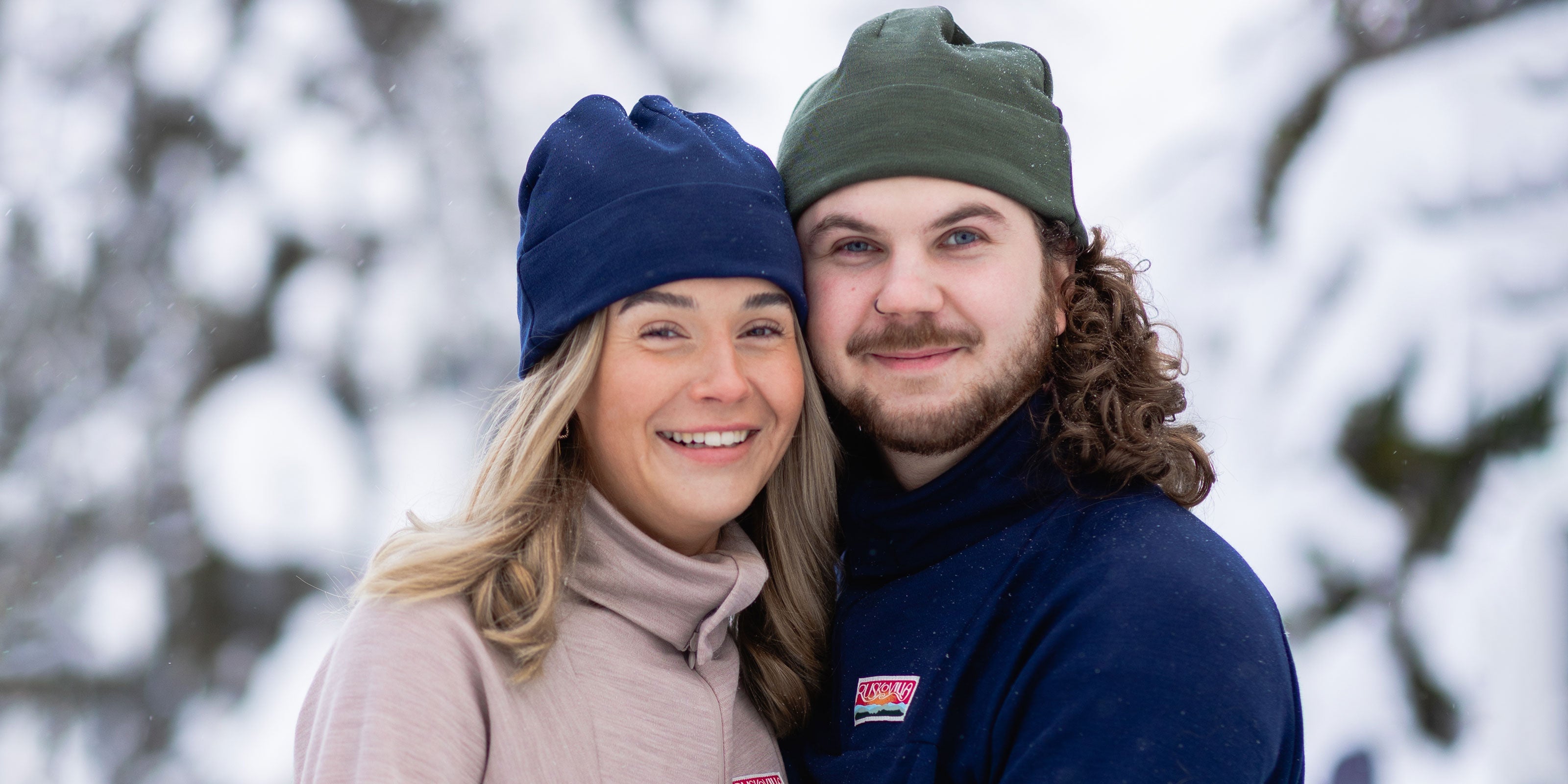 Ruskovilla merinovillakerrasto ja merinovillapipo