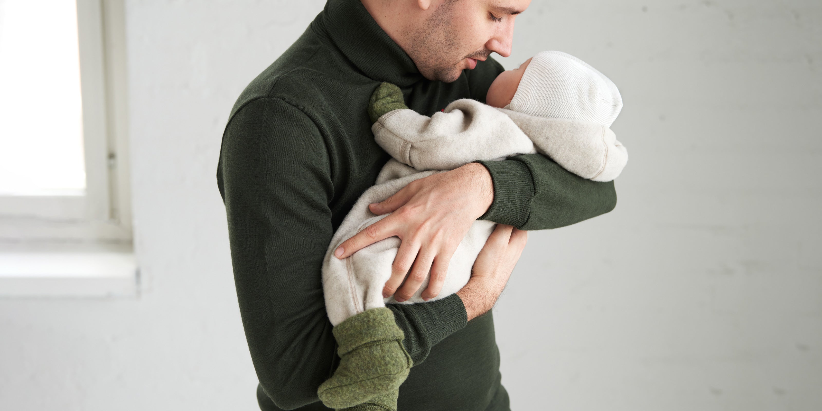 Ruskovilla vauvan villafleecehaalari, dyyni