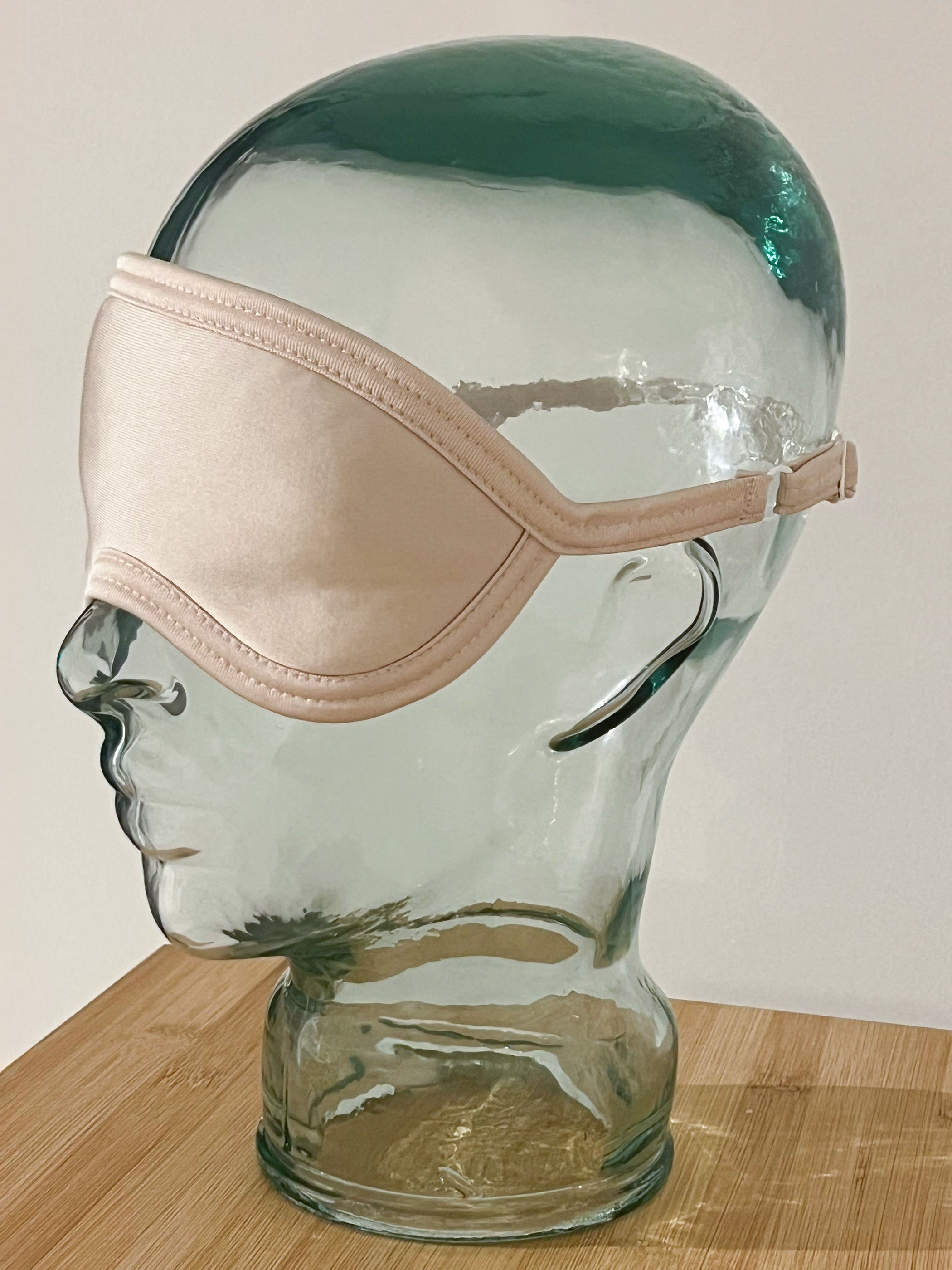 Ruskovilla silkki unimaski, puuteri