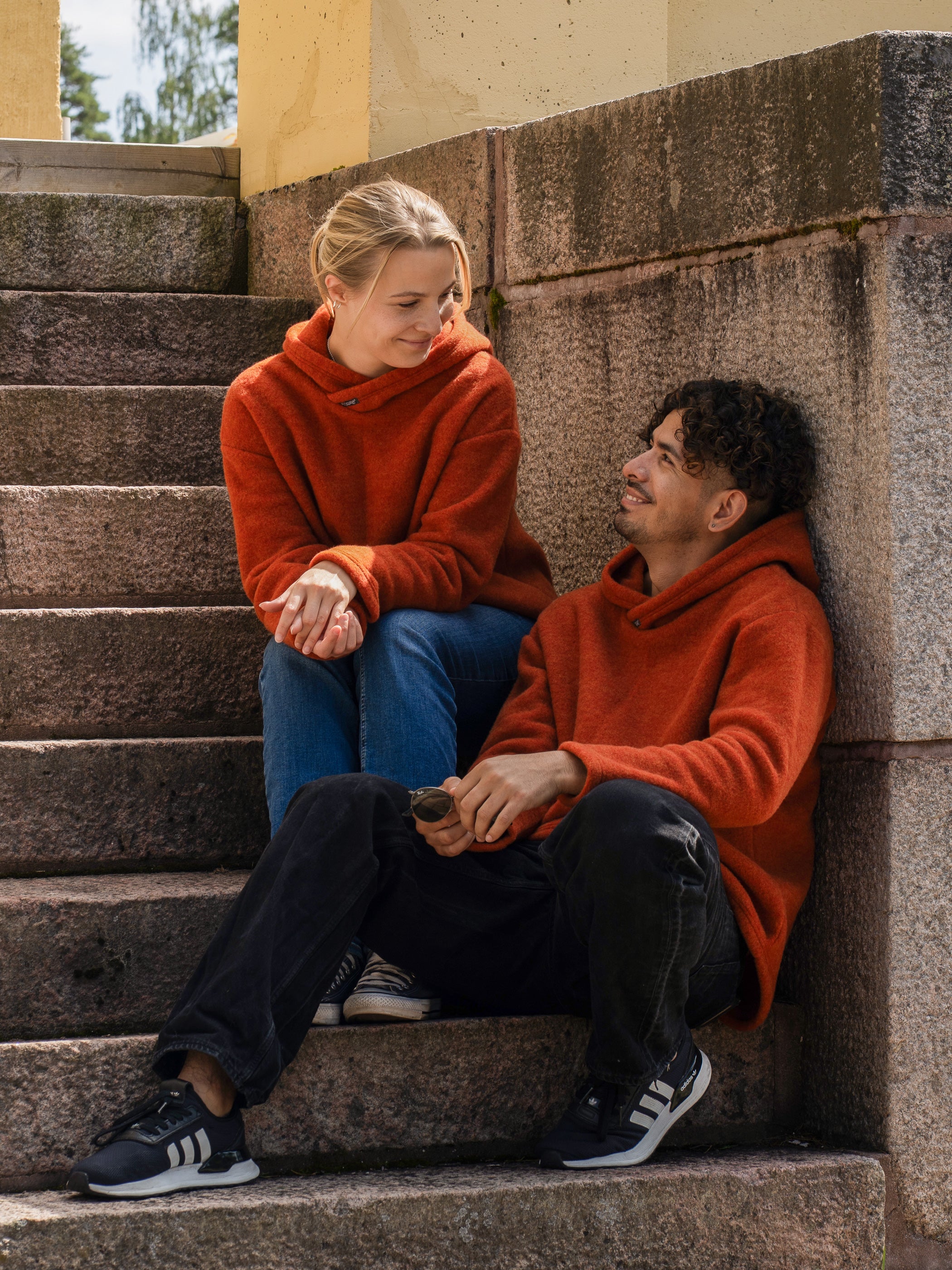 Ruskovilla villafleecehuppari unisex, hilla