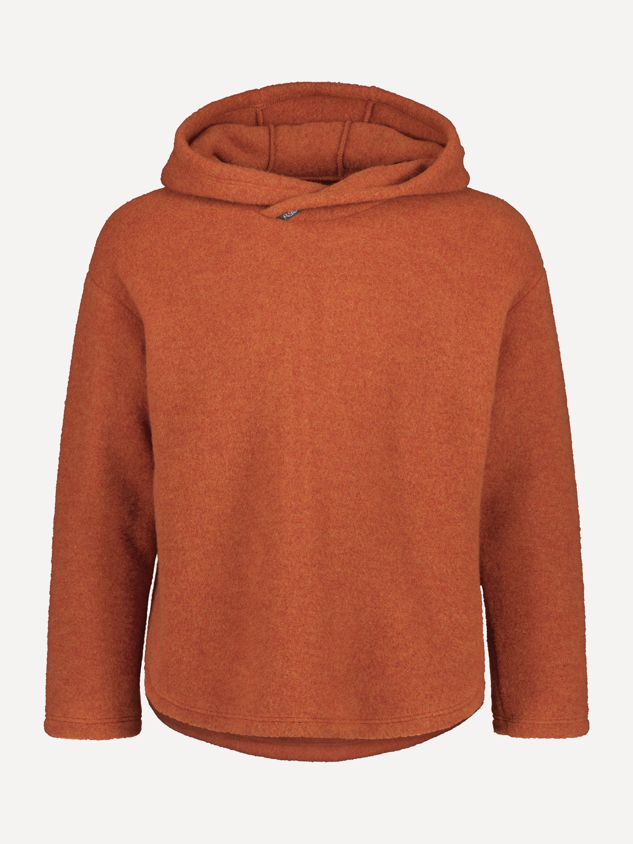 Ruskovilla villafleecehuppari, väri hilla / oranssi