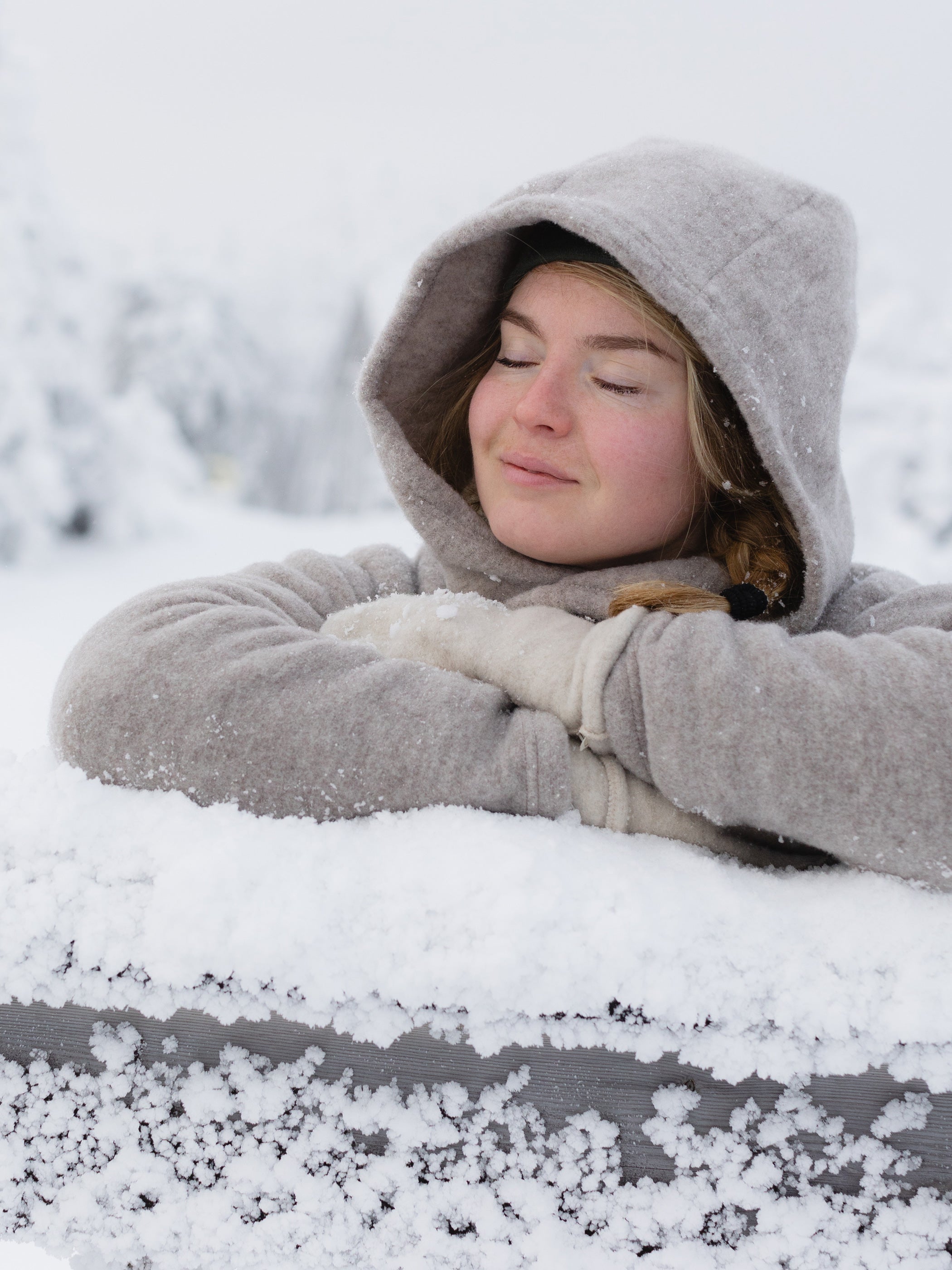 Villafleecehuppari greige, unisex