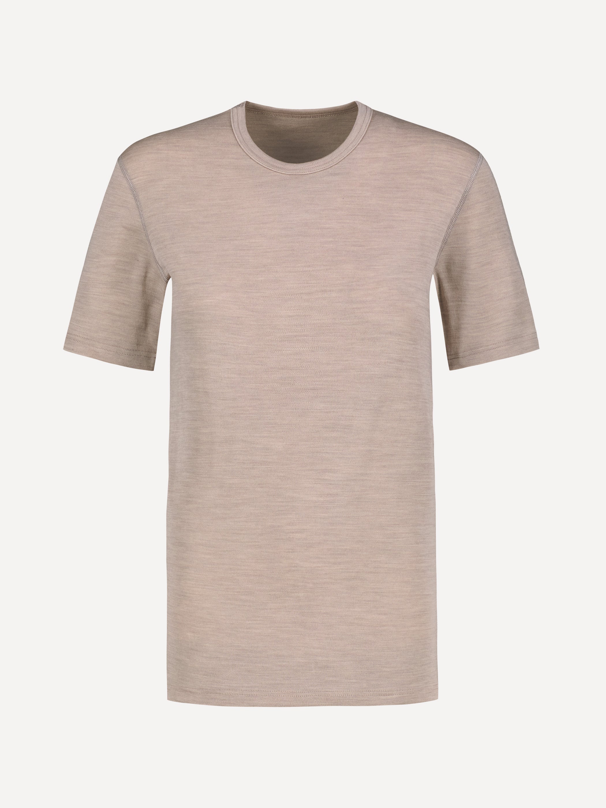 T shirt merino wool unisex sand Ruskovilla