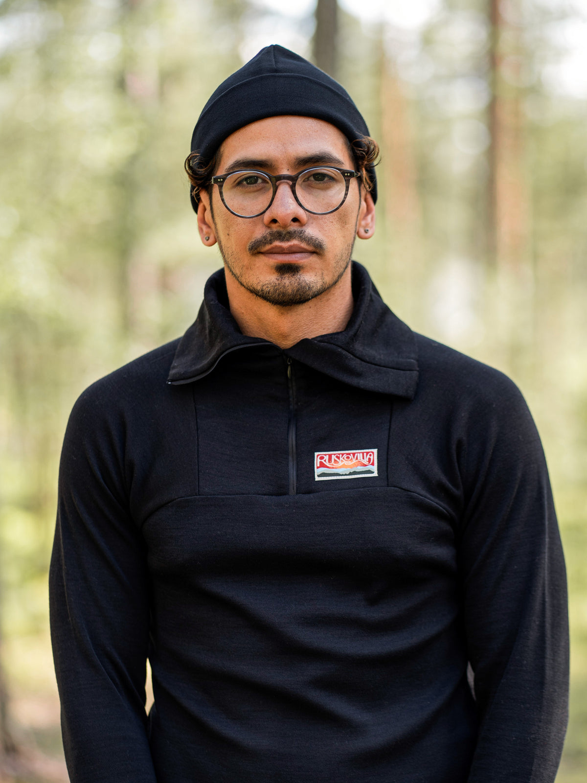 Unisex-mallinen ulkoilupaita ja pipo 100% merinovillaa
