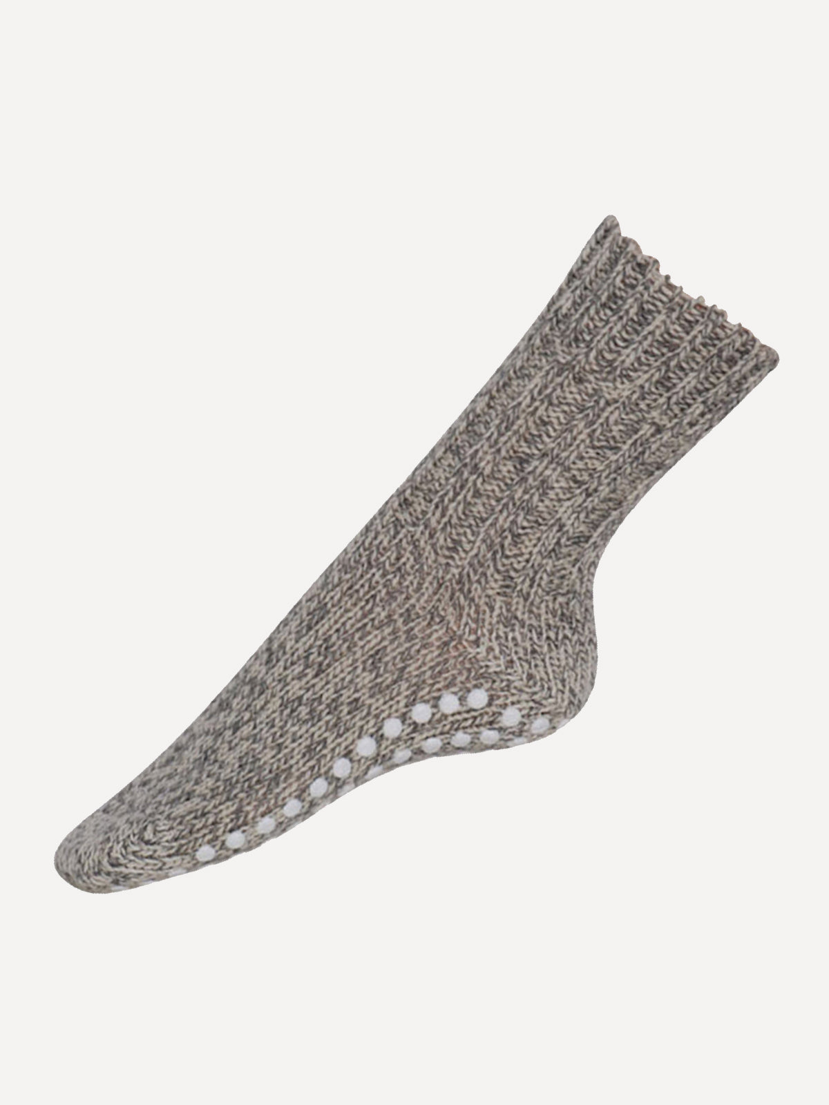 Adults' anti-slip socks, wool, blue