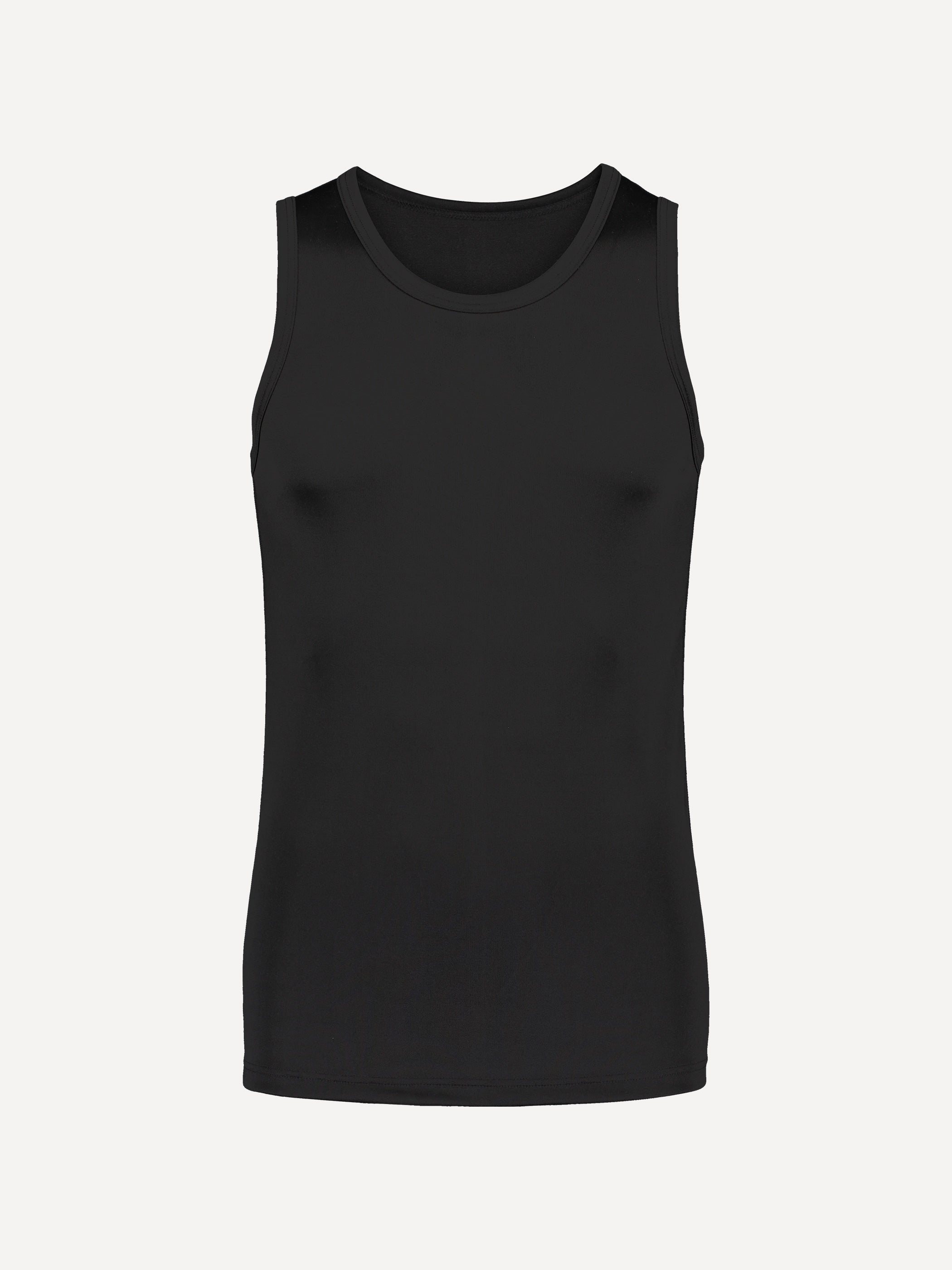 OUTLET: Children's sleeveless shirt, silk, black