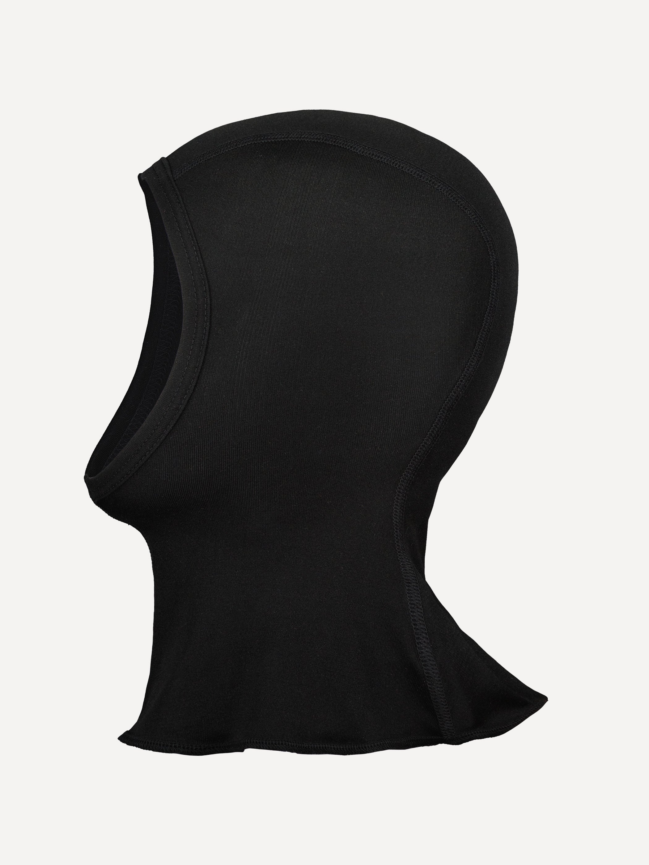 Children's balaclava, silk, black