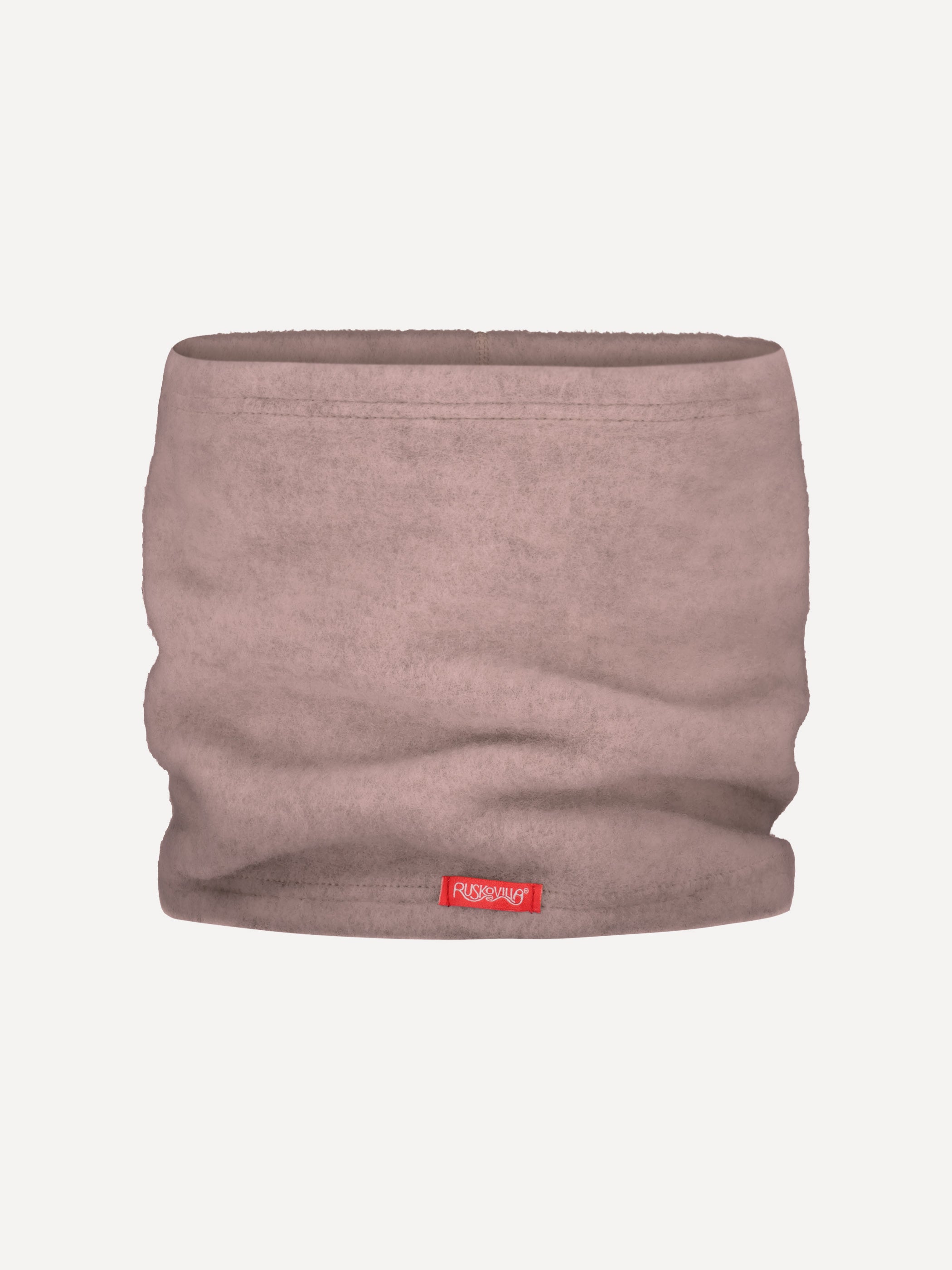 Ruskovilla kapea tuubihuivi villafleeceä, kanerva