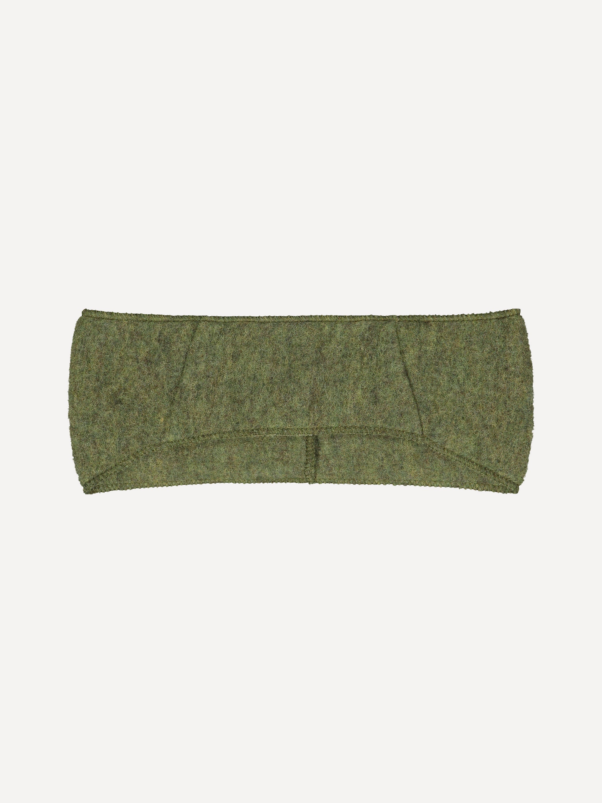 Headband, wool fleece, moss