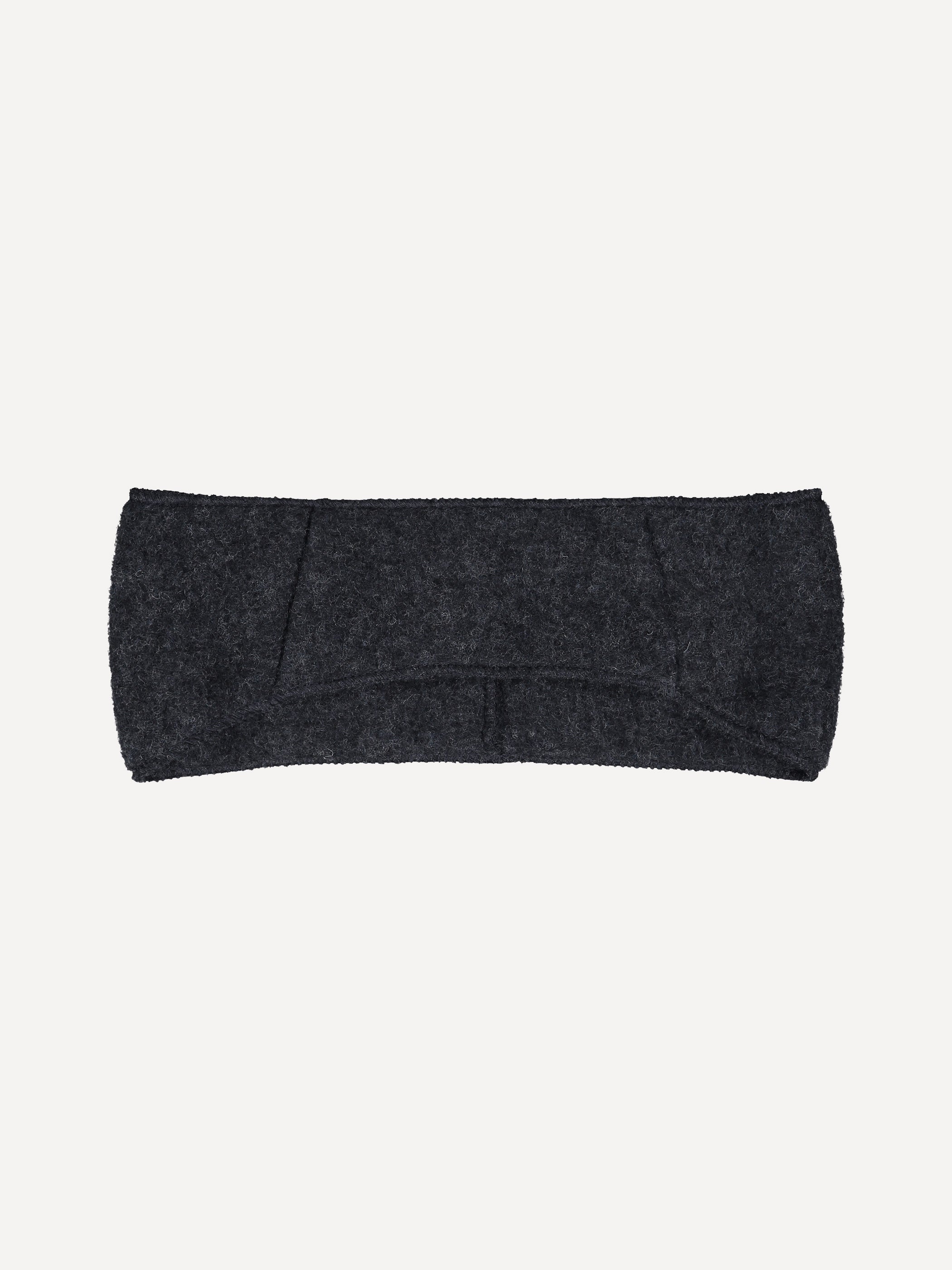 Headband, wool fleece, anthracite