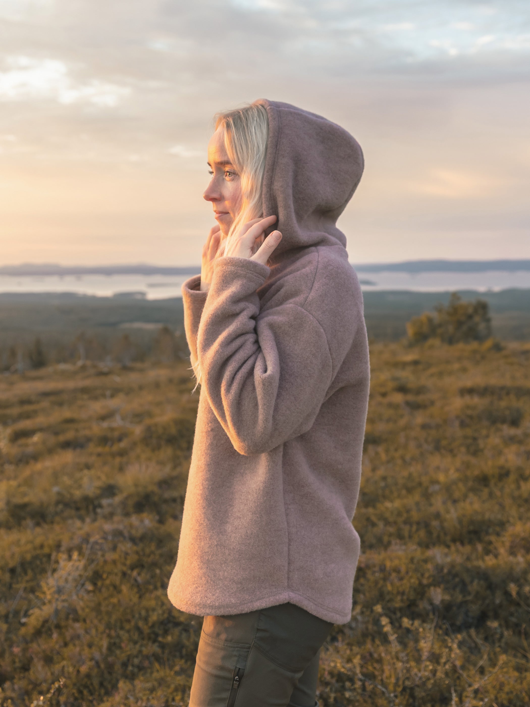 Villafleecehuppari, kanerva, unisex, Ruskovilla, 100% merinovilla