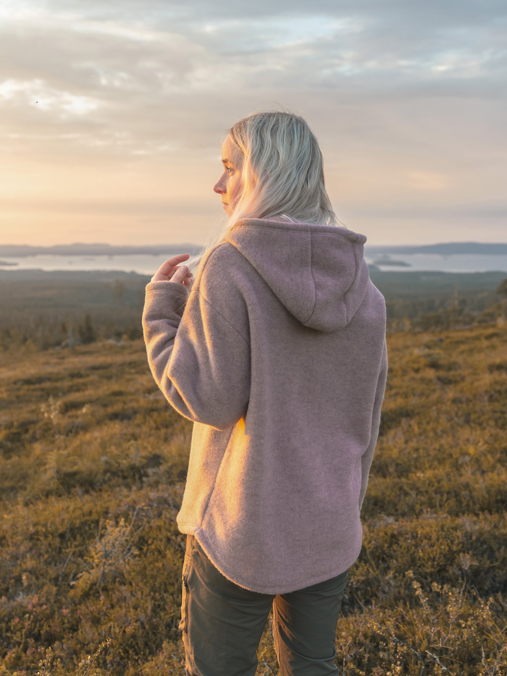 Villafleecehuppari takaa, kanerva, unisex, Ruskovilla