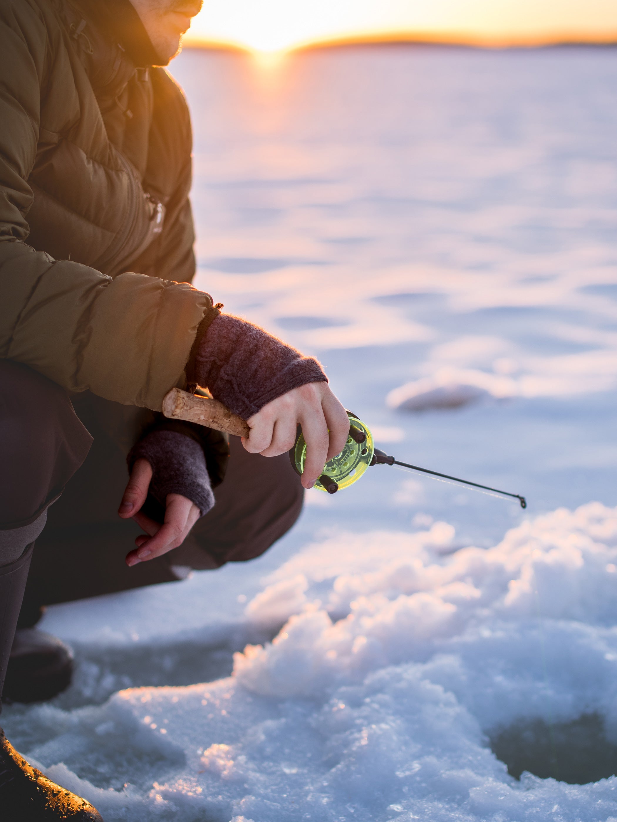 Ranteenlämmittimet villafleeceä, Ruskovilla