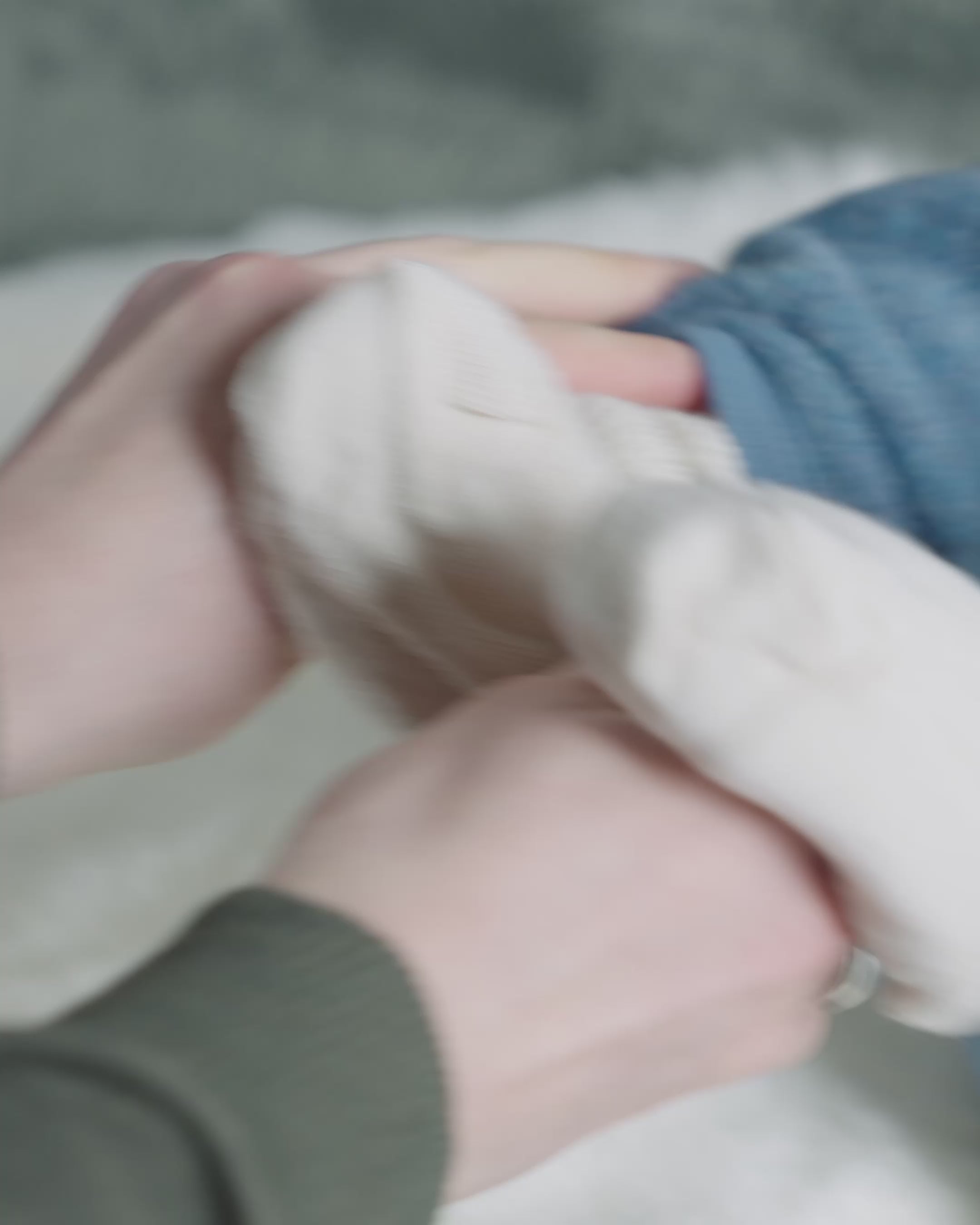 Vauvan villafleecehaalari taivaansininen