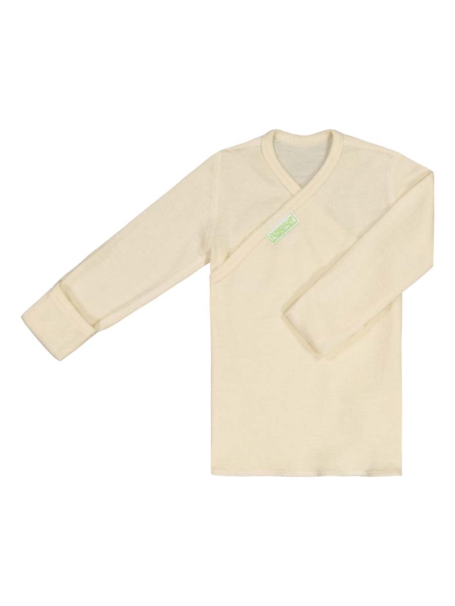 Ruskovilla's organic silk wool shirt for babies