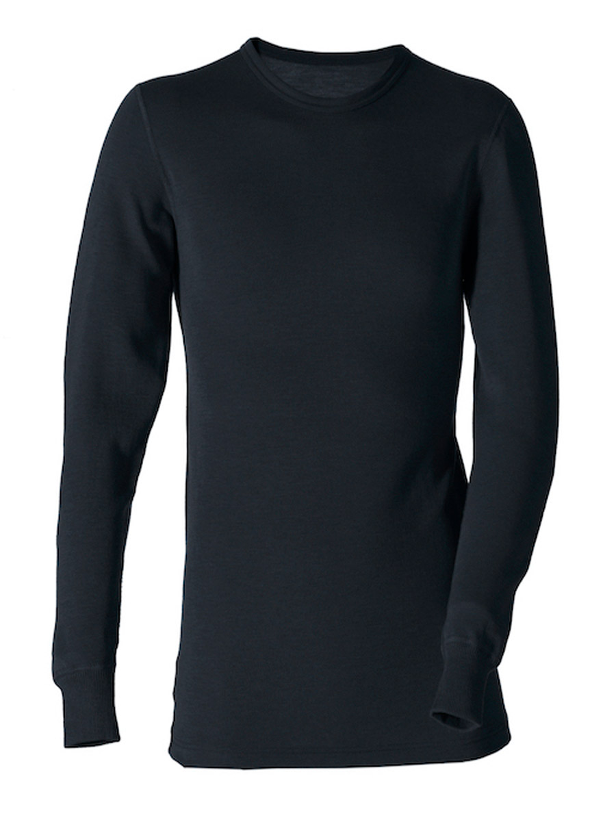 Ruskovilla's adult's organic merino wool Undershirt with extra long sleeves, unisex