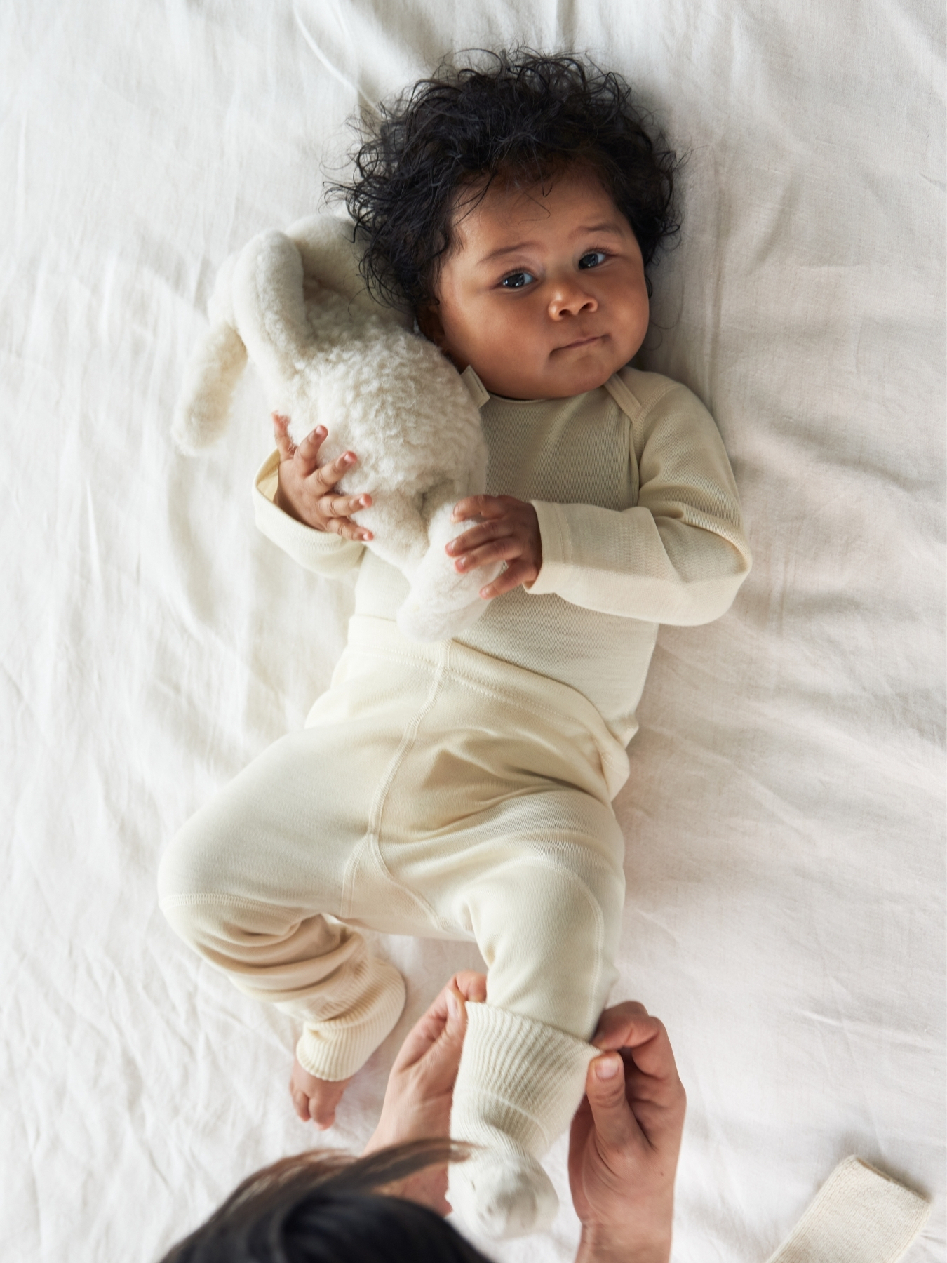 Ødelæggelse niece temperament Baby body with long sleeves, merino wool | Merino wool | Babies Ruskovilla