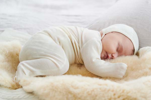 Ruskovilla's silk wool products for babies