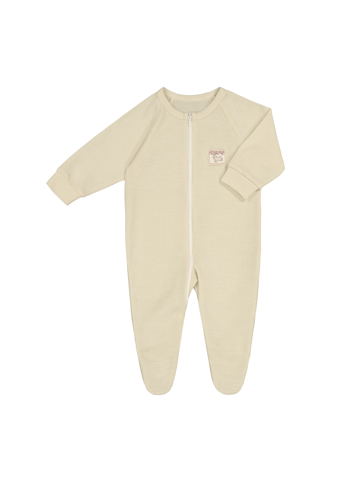 Ruskovilla's organic merino wool overalls for babies
