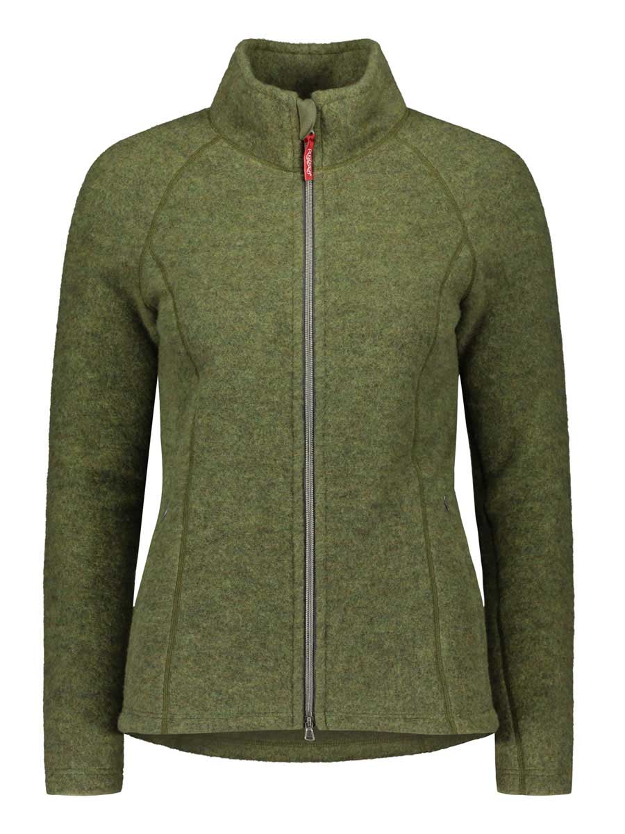 Ruskovilla's Organic wool fleece jacket for women
